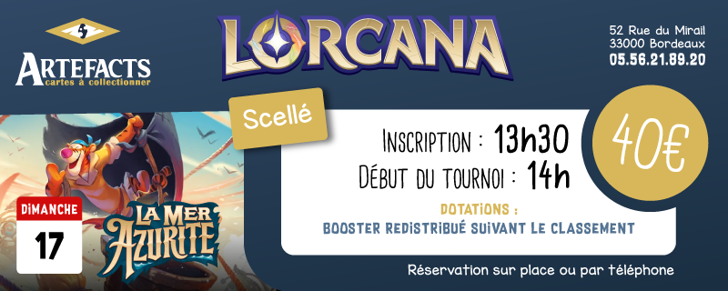 ⭐Lorcana AP scellé 40€⭐