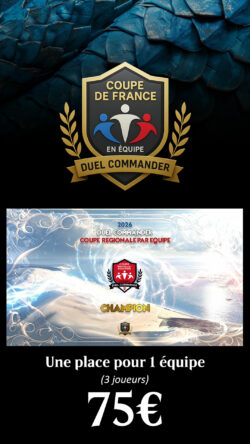 Qualifier CdFe DC - 1 équipe 75€