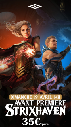 Avant-première Strixhaven 2v2 dimanche 14h