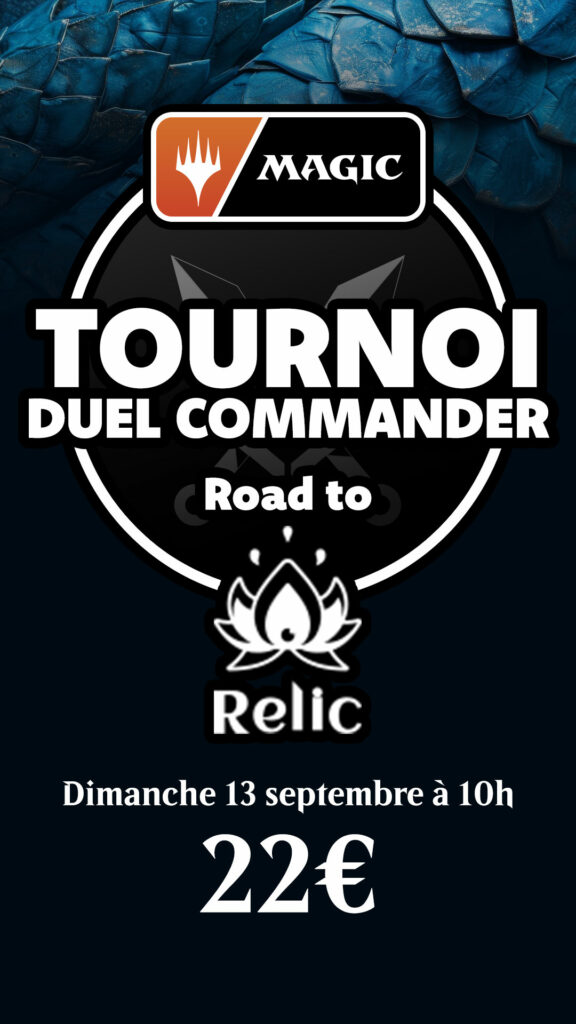 Tournoi Duel Commander Road to Relic