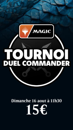 Tournoi Duel Commander 15€