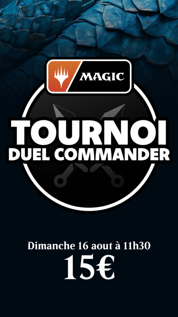 Tournoi Duel Commander 15€
